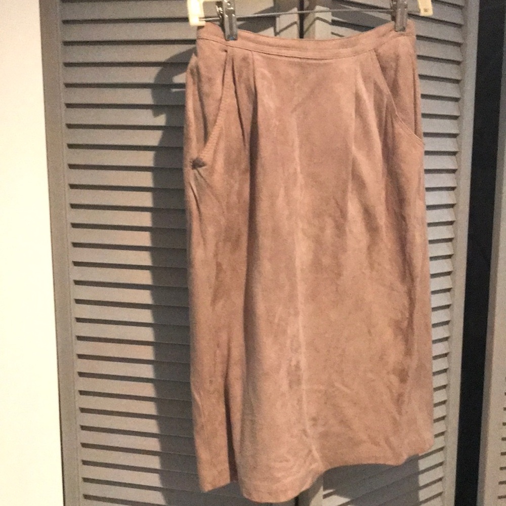 VGUC Suede Skirt